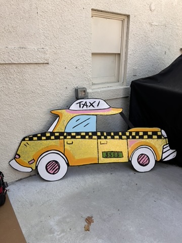 Painted cab cut out