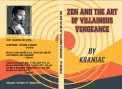 I had so much fun with this! They gave me no leads, but I instantly thought of mid-century sci-fi books as an inspiration. I found part of the image, (a piece of the sun behind the hill), and then drew out the rest of it and aged it. I also enjoyed coming up with the copy, and playing with his photo to make it look like a true "author portrait."