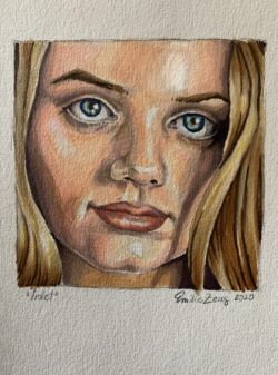 Done with Copic Markers on watercolor paper.