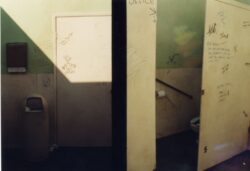 "The Dogwalker," feature film. Lead painter. Actually, the ONLY painter. (Small indie). I was also Art Director. I just passed out markers to the crew for the graffiti.