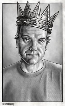 Portrait done in Procreate.